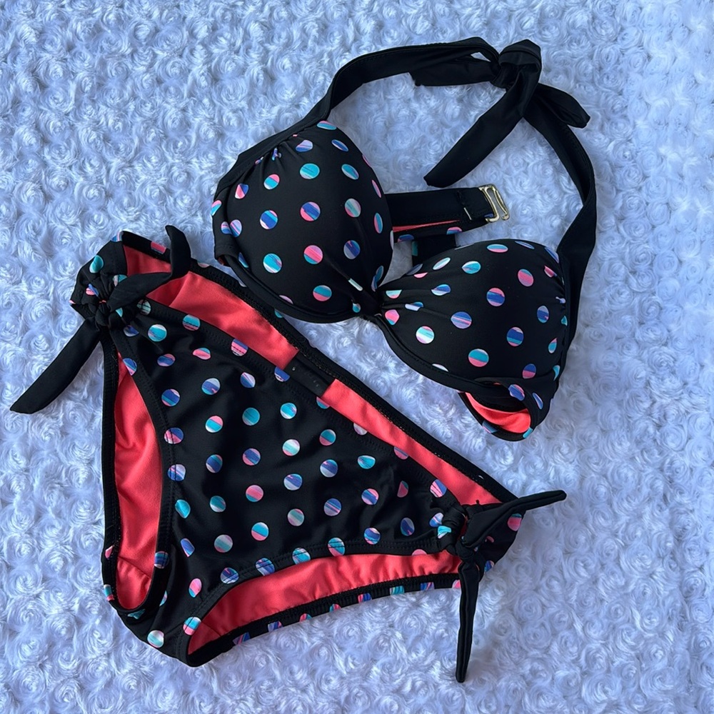 Tahiti Polka Dot Bikini size small